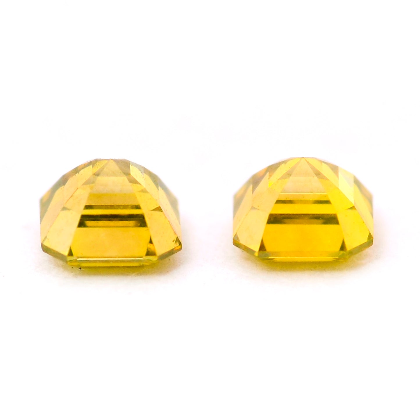 0.44 Yellow Diamond Octagon Loose Diamond