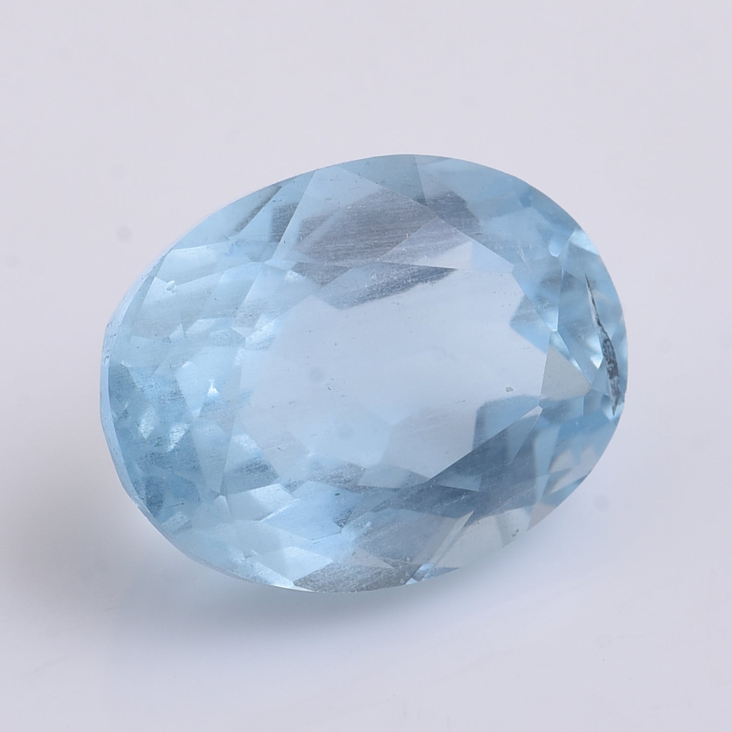 4.39 Natural Beryl Aquamarine Oval Mixed Cut Gemstone