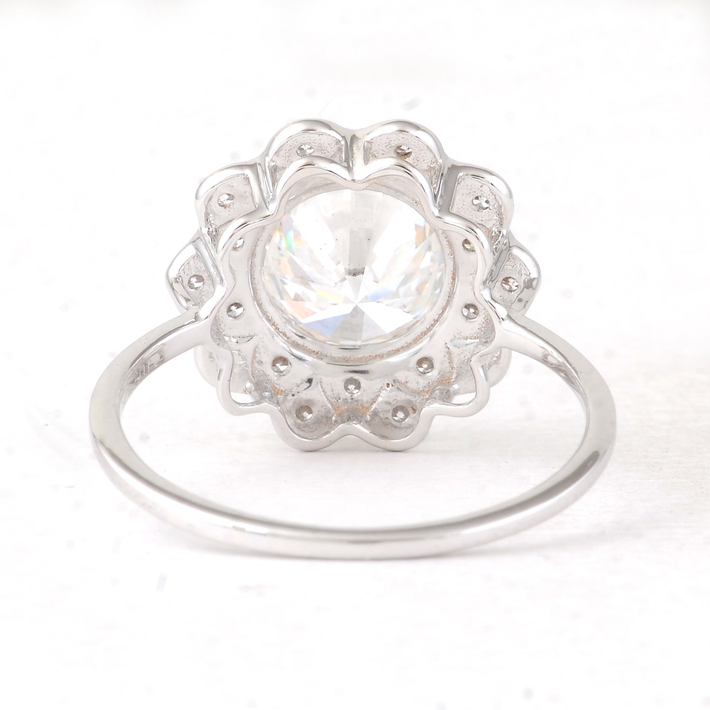 2.21 Carats Lab Grown Diamond 14K Gold Ring