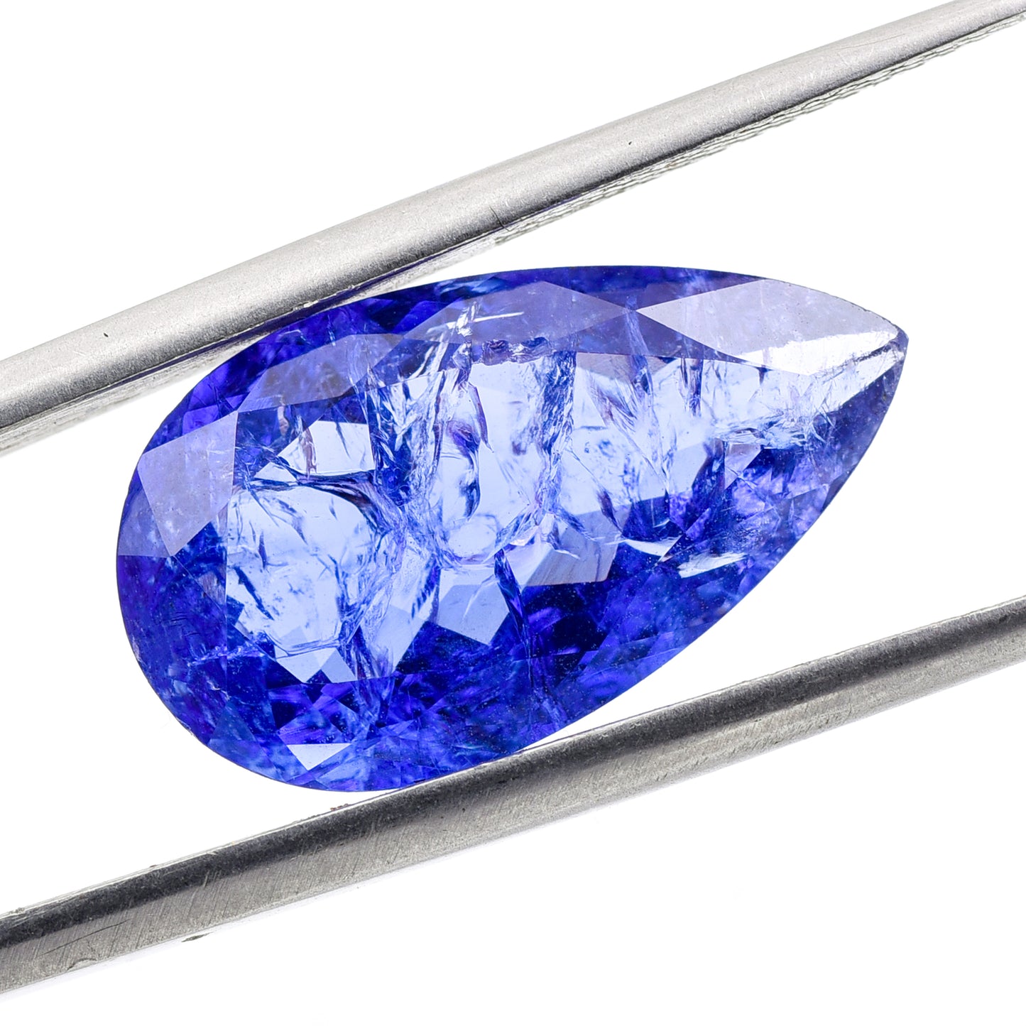 8.57 Natural Zoisite Tanzanite Pear Mixed Cut Gemstone