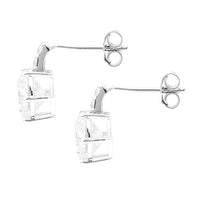3.48 Carats Lab Grown Diamond 14K Gold Earrings