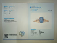 1.20 Ct Oval Natural Aquamarine 14K Gold Ring