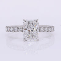 2.49 Carats Lab Grown Diamond 950 Platinum Ring