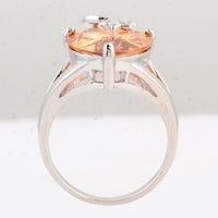 12.78 Ct Cubic Zirconia 925 Sterling Silver Ring