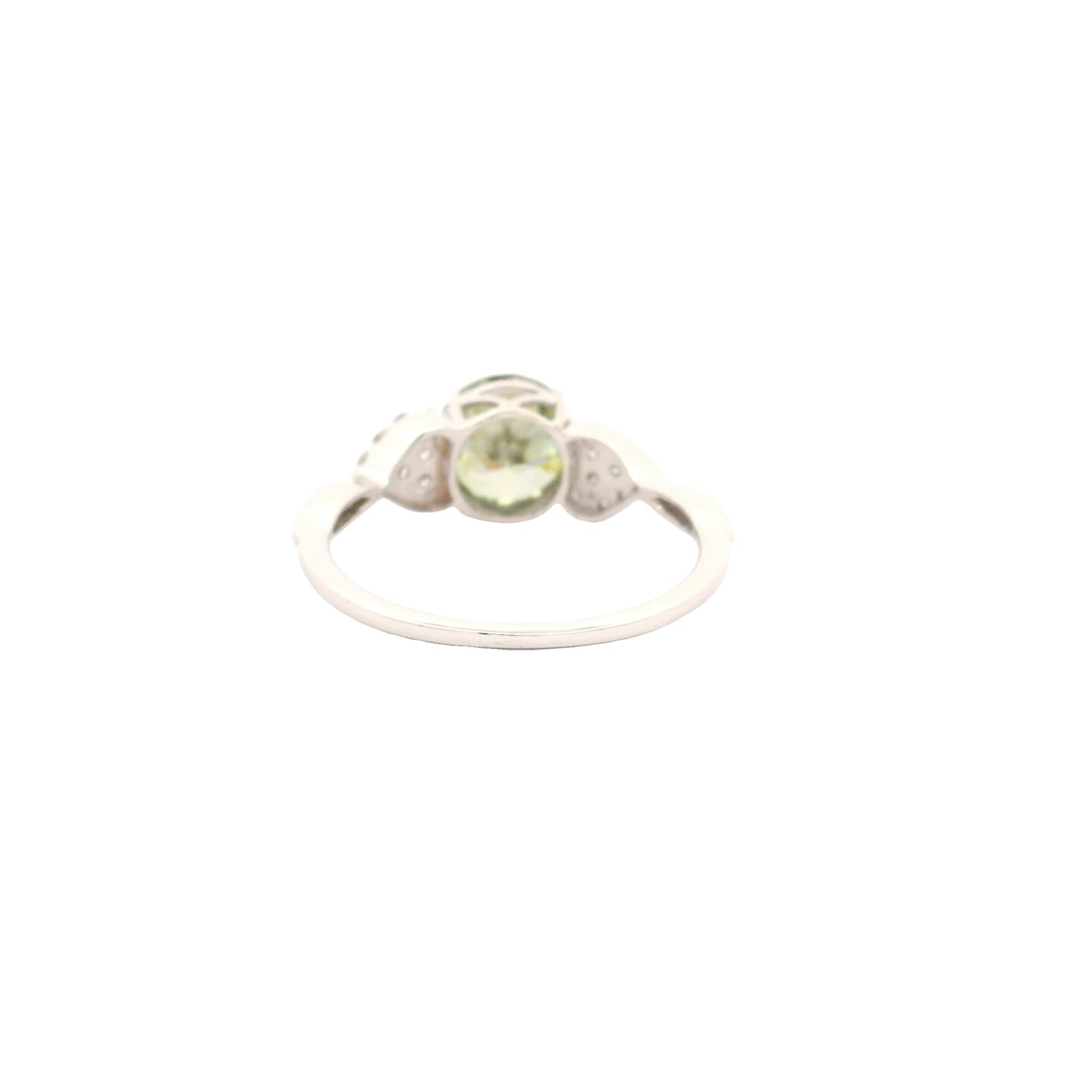 1.65 Carats Green Lab Grown Diamond 14K Gold Ring