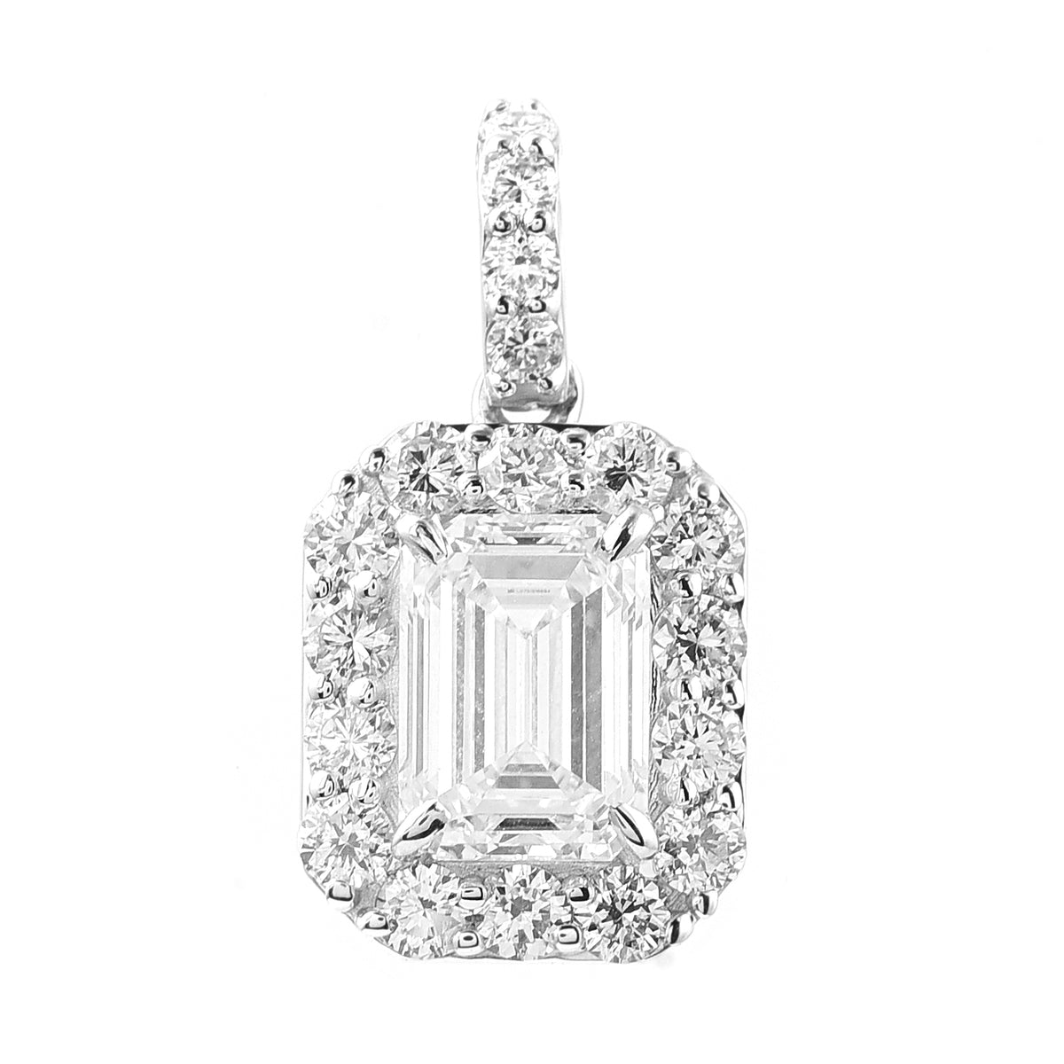 2.29 Carats Lab Grown Diamond 14K Gold Pendant