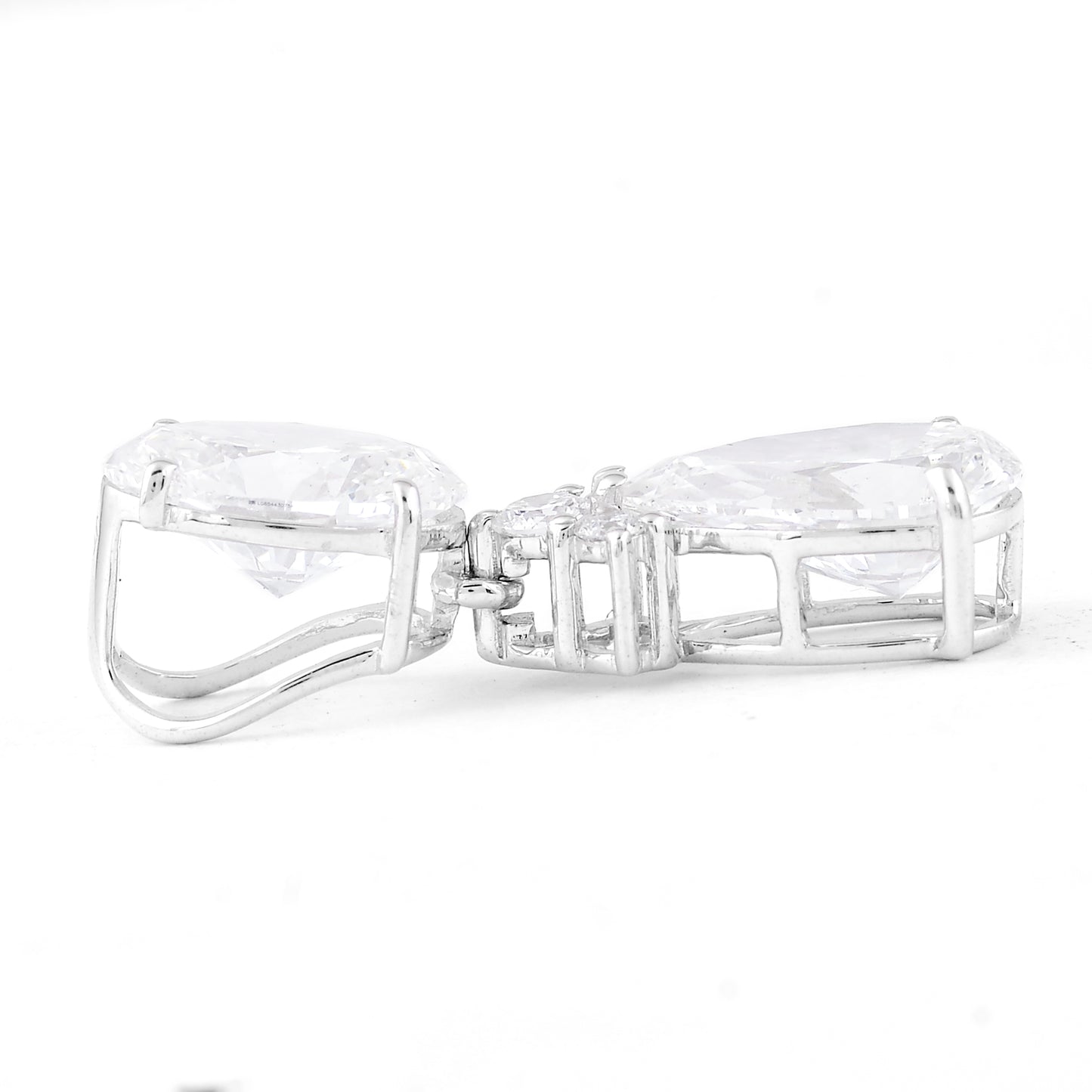 3.45 Carats Lab Grown Diamond 14K Gold Pendant