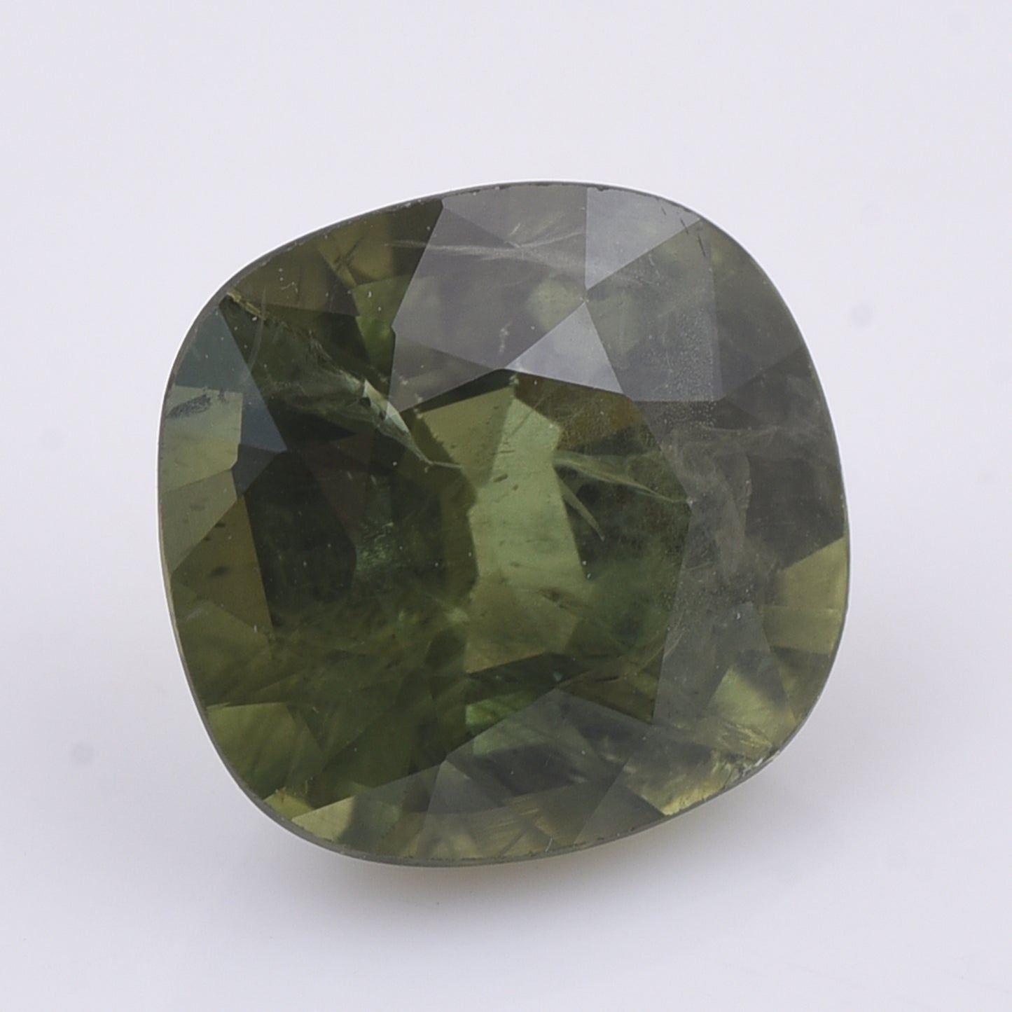 2.41 Natural Corundum Green Sapphire Cushion Mixed Cut Gemstone