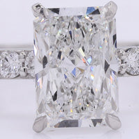2.33 Carats Lab Grown Diamond 950 Platinum Ring