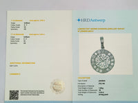 2.42 Carats Lab Grown Diamond 14K Gold Pendant