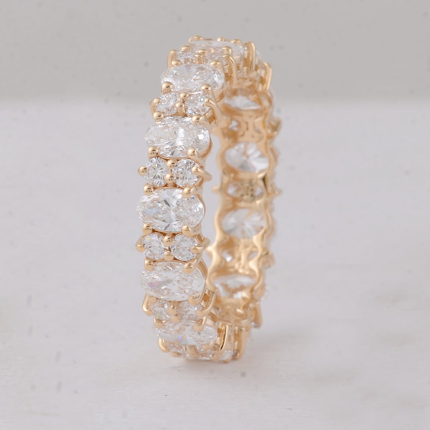 2.92 Carats Lab Grown Diamond 14K Gold Ring
