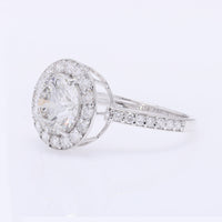 2.69 Carats Lab Grown Diamond 14K Gold Ring