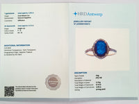 2.48 Ct Oval Mixed Cut Natural Sapphire 14K Gold Ring