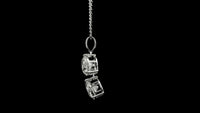 3.21 Ct Round Lab Grown Diamond 14K Gold Pendant