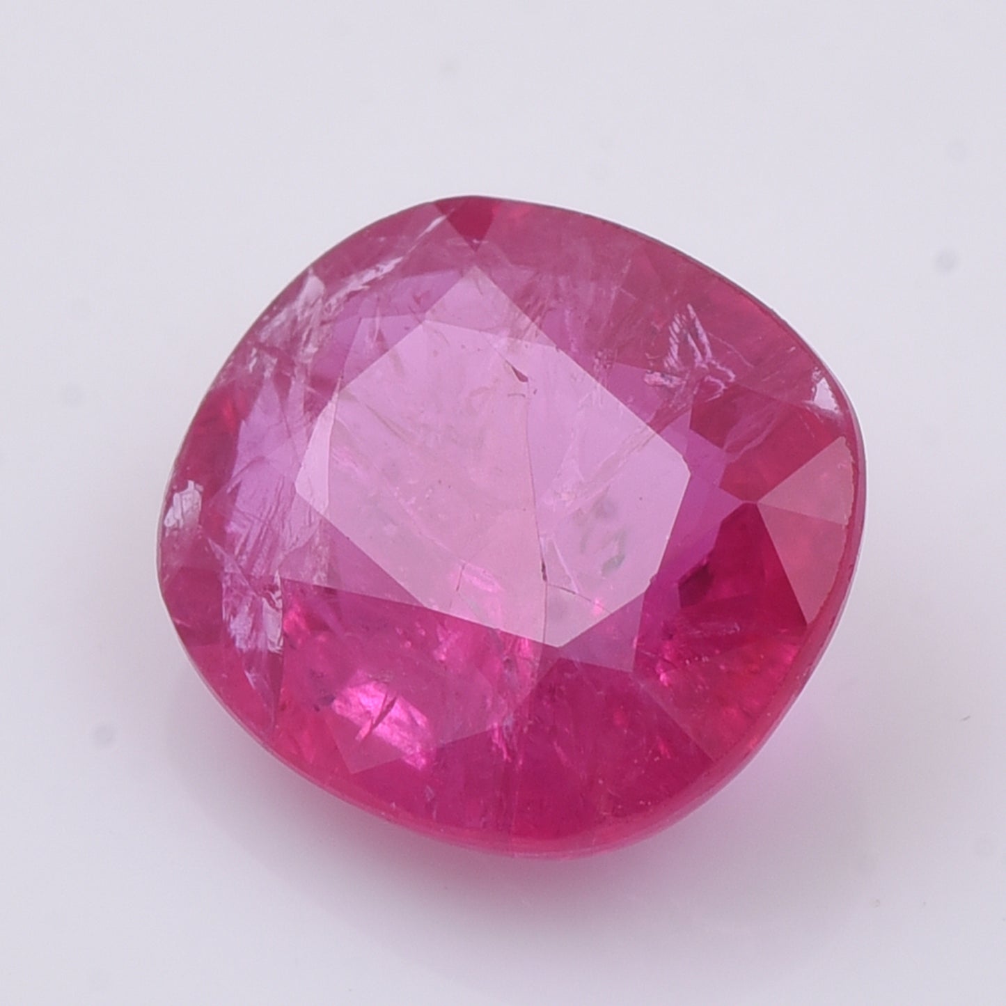 2 Natural Corundum Ruby Rectangular Cushion Mixed Cut Gemstone