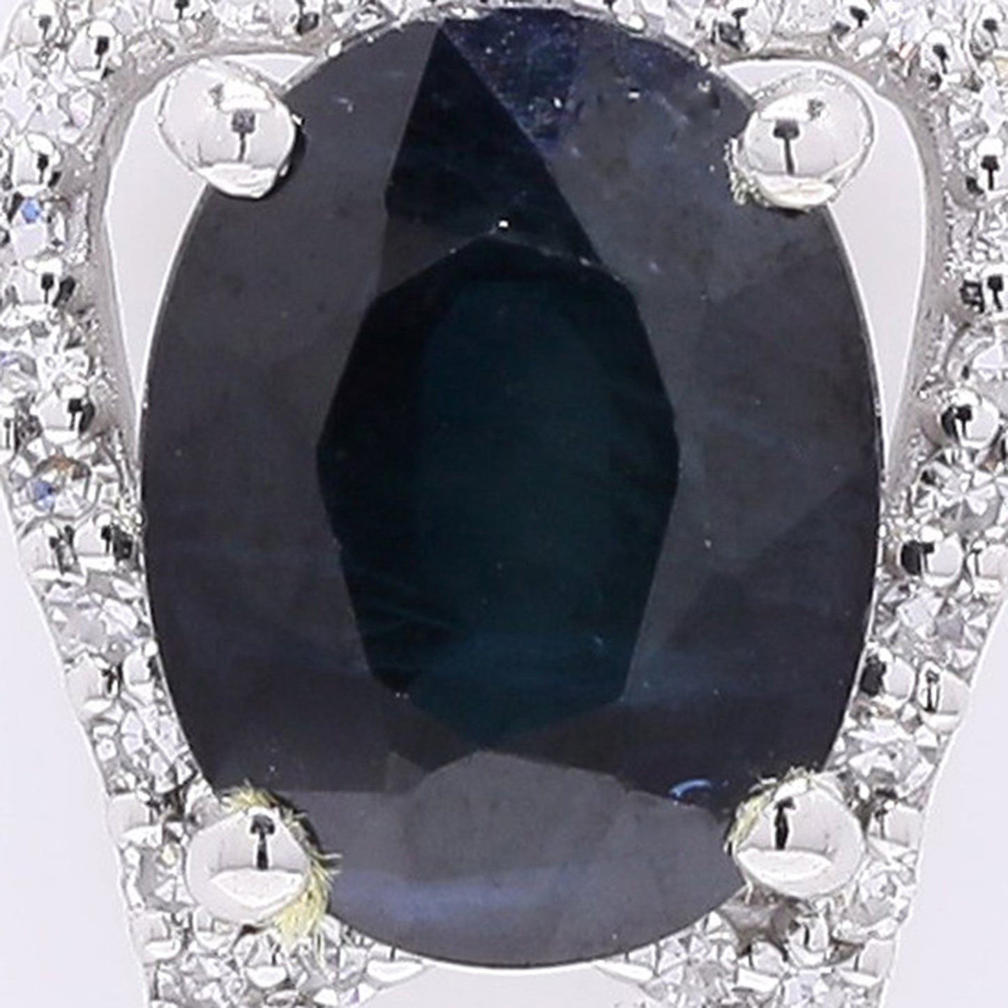 1.93 Ct Oval Mixed Cut Natural Sapphire 950 Platinum Pendant