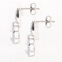 3.36 Carats Lab Grown Diamond 14K Gold Earrings