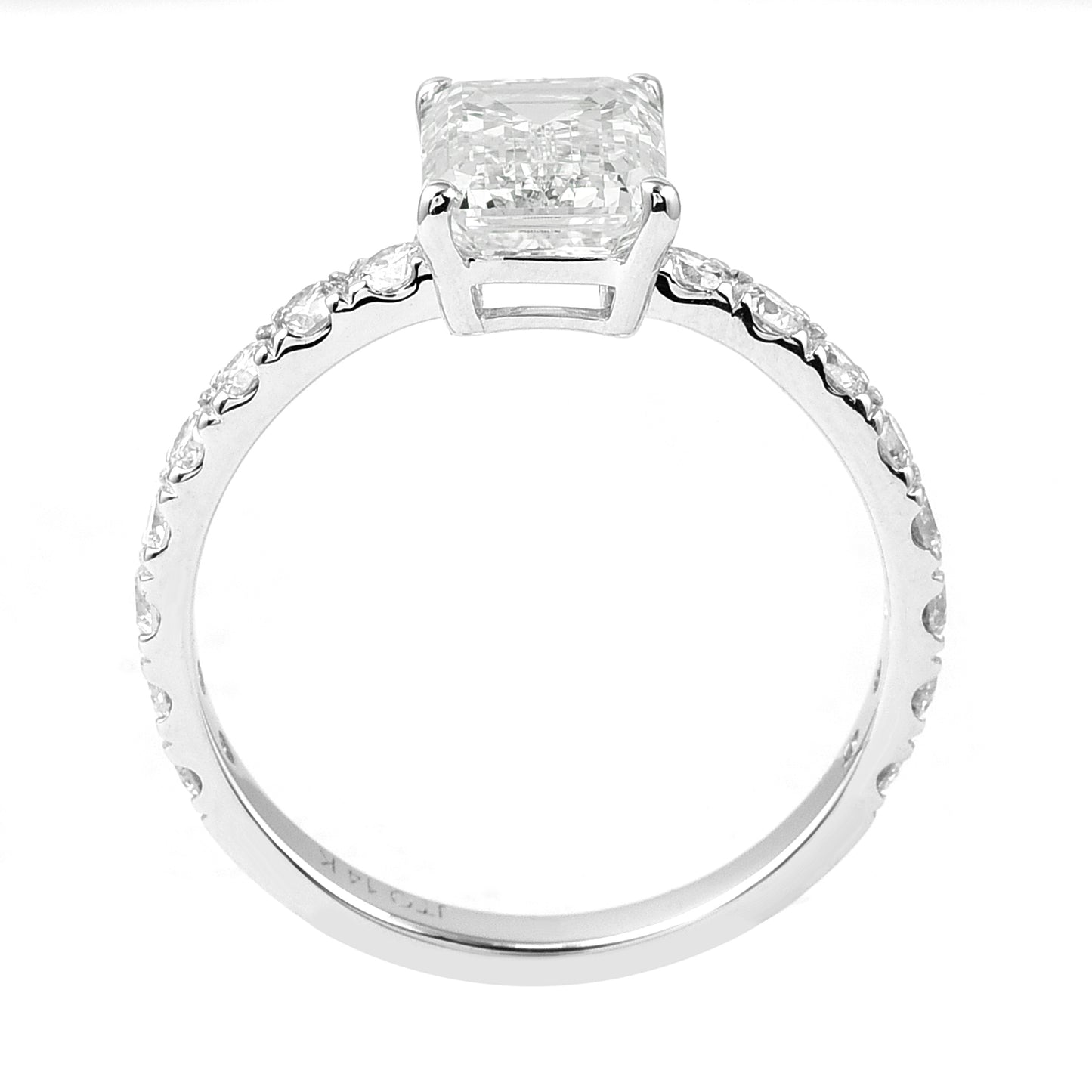 2.55 Carats Lab Grown Diamond 14K Gold Ring
