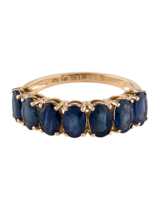 14K 3.88ctw Sapphire Band