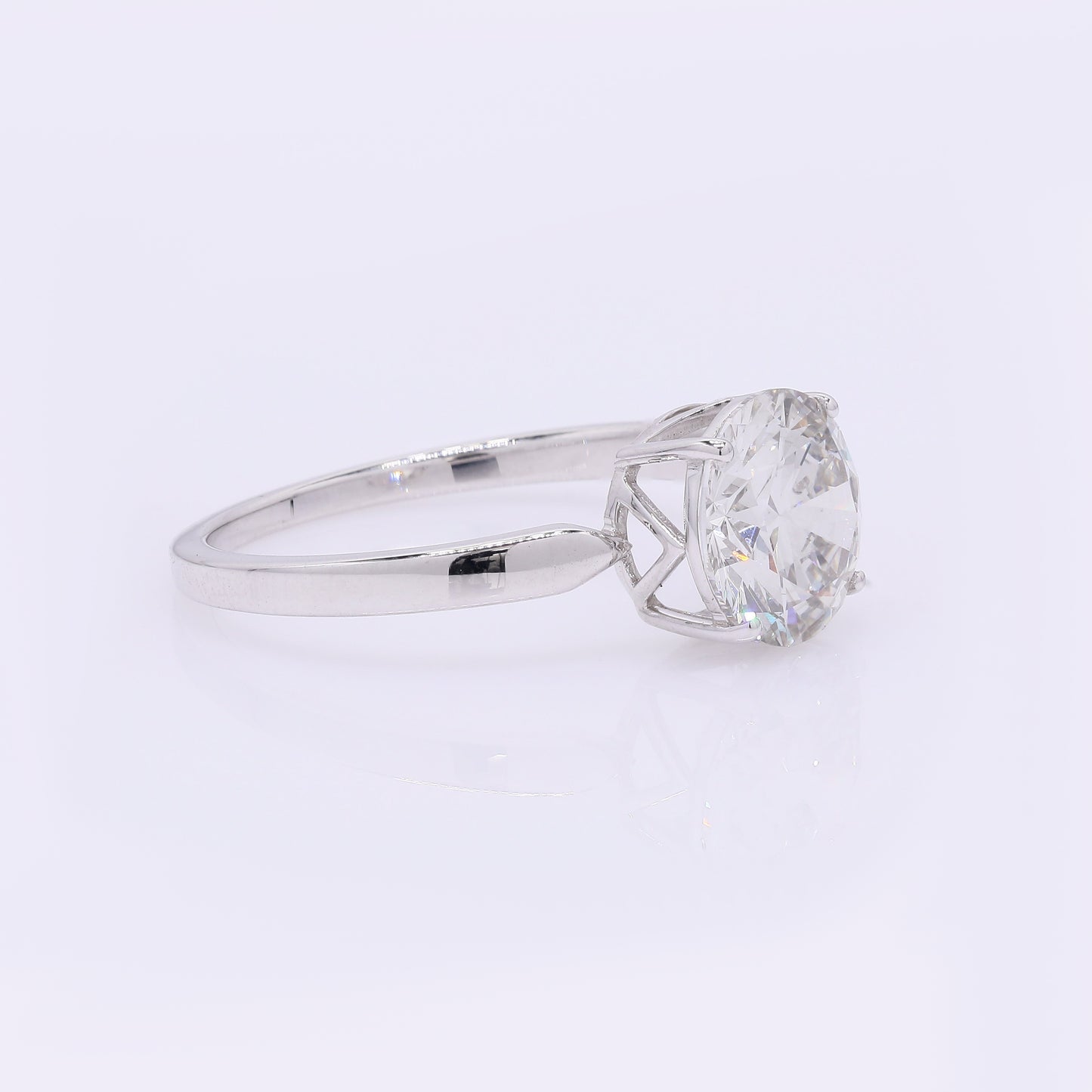 2.05 Carats Lab Grown Diamond 14K Gold Ring