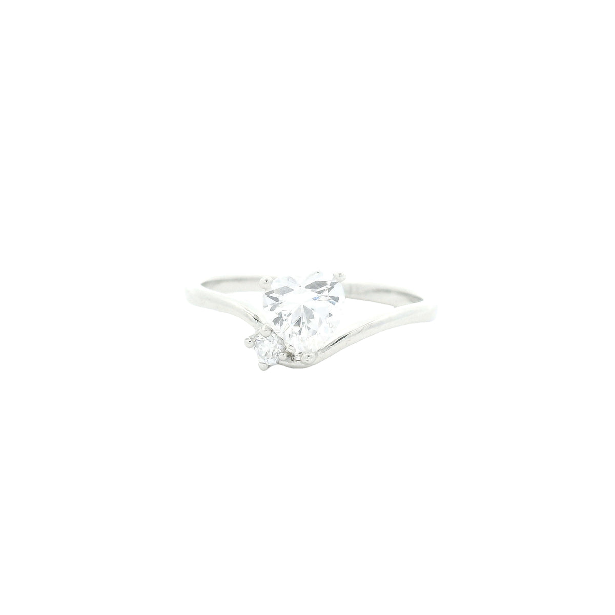 0.78 Ct Cubic Zirconia 925 Sterling Silver Ring