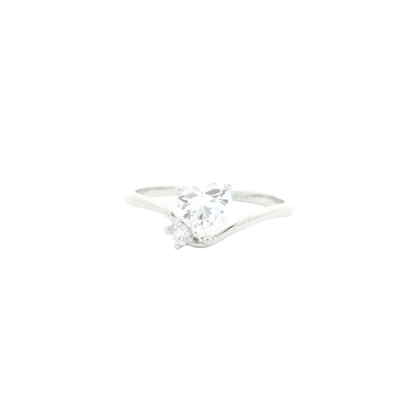 0.78 Ct Cubic Zirconia 925 Sterling Silver Ring