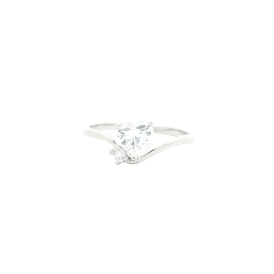 0.78 Ct Cubic Zirconia 925 Sterling Silver Ring