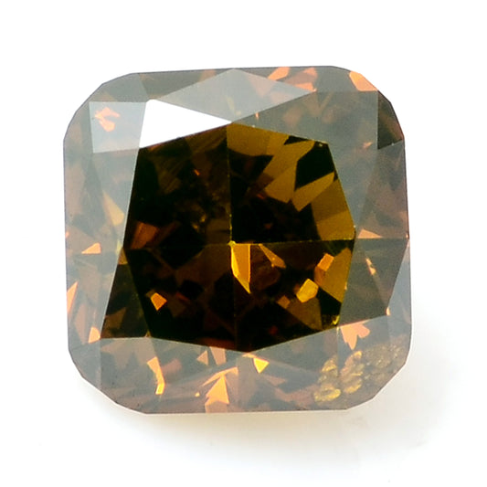 0.33 Carat Red Diamond Octagon Loose Gemstone