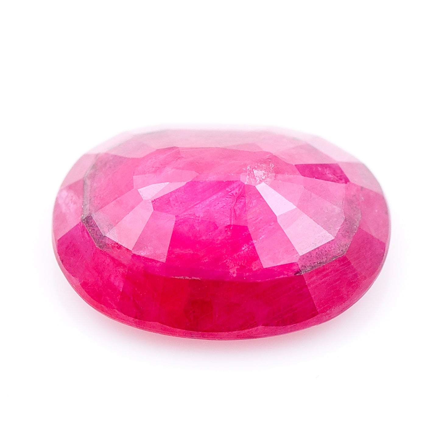 4.41 Natural Corundum Ruby Oval Mixed Cut Gemstone