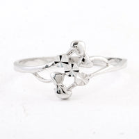 0.00 Ct Plain 925 Sterling Silver Ring