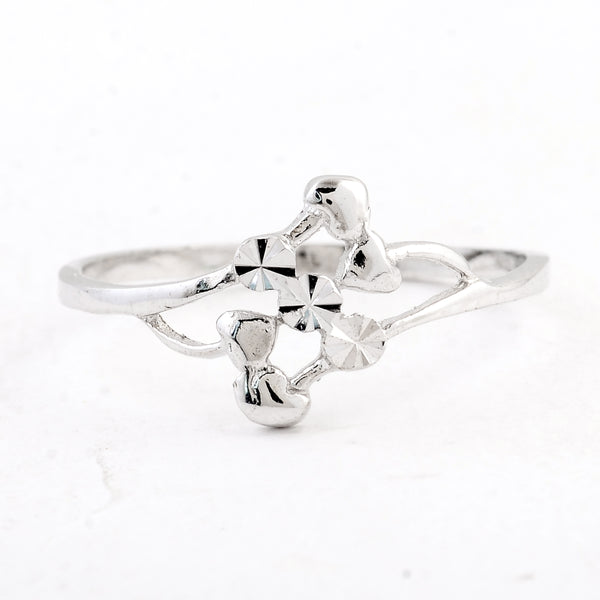 0.00 Ct Plain 925 Sterling Silver Ring