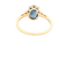 2.74 Ct Oval Sapphire 14K Gold Ring