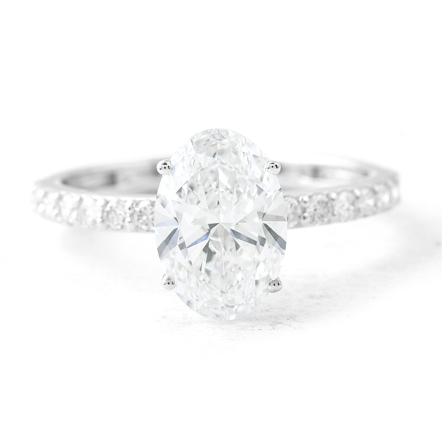 2.33 Carats Lab Grown Diamond 14K Gold Ring