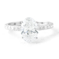 2.33 Carats Lab Grown Diamond 14K Gold Ring