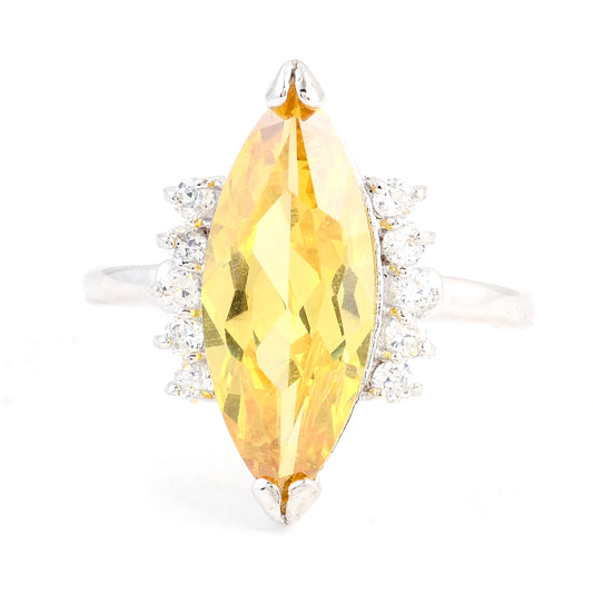 5.90 Ct Cubic Zirconia 925 Sterling Silver Ring