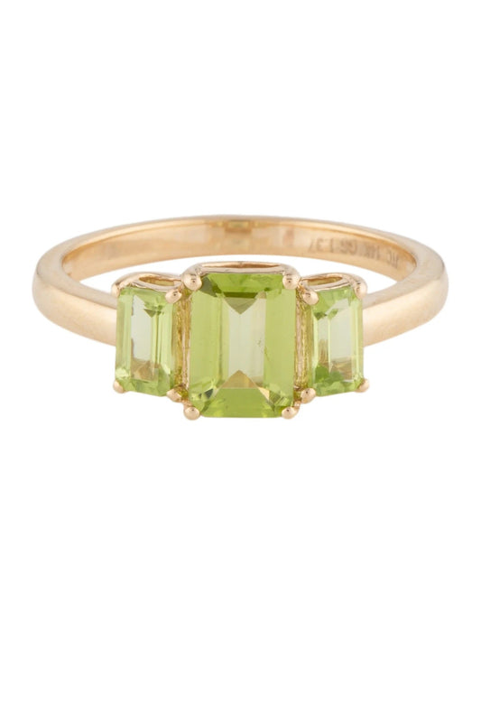 14K 1.37ctw Peridot Cocktail Ring
