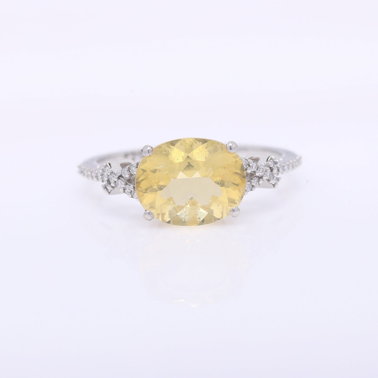 1.89 Ct Oval Mixed Cut Natural Fire Opal 950 Platinum Ring