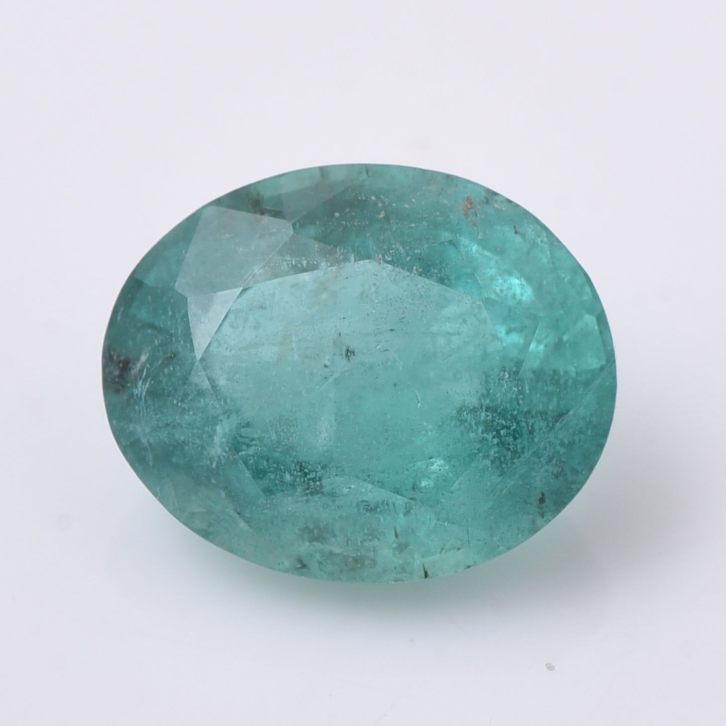 3.05 Natural Beryl Emerald Oval Mixed Cut Gemstone