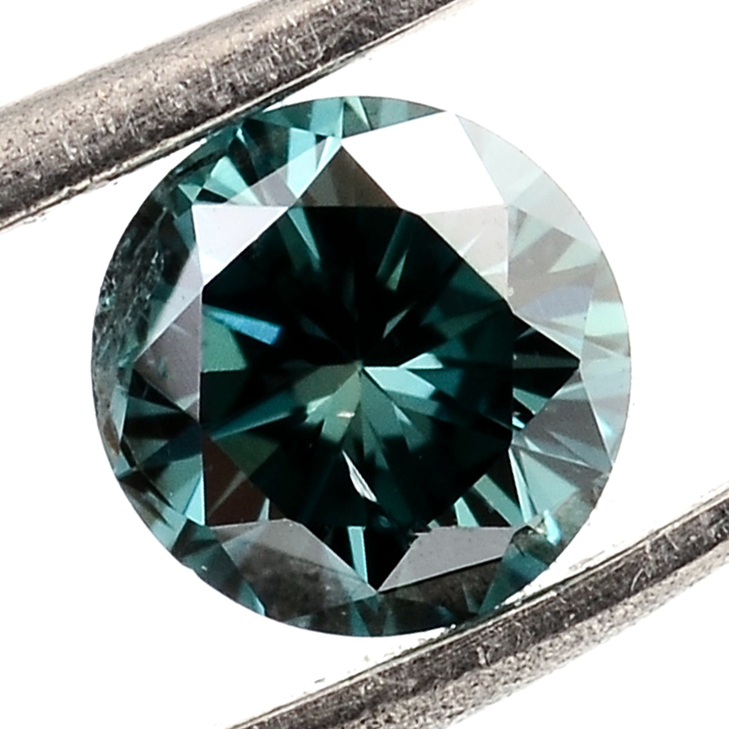 0.57 Blue Diamond Round Loose Gemstone
