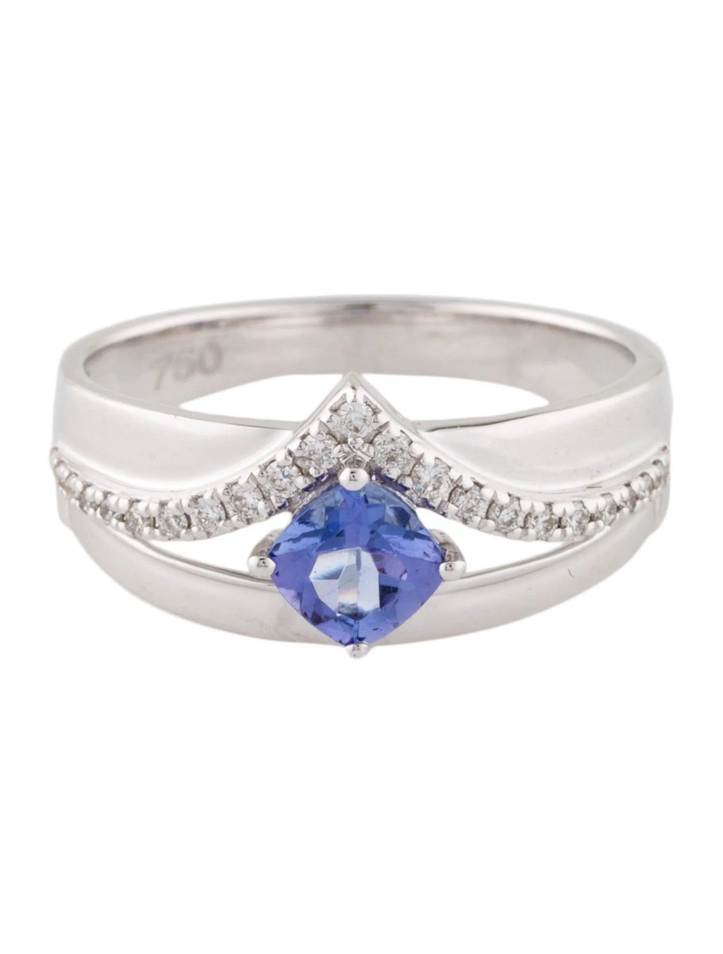 18K Tanzanite & Diamond Cocktail Ring