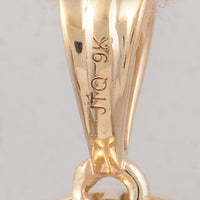 3.31 Ct Oval Morganite 9K Gold Pendant
