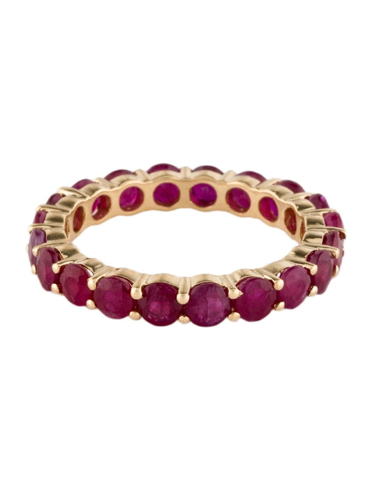 14K 2.96ctw Ruby Eternity Band
