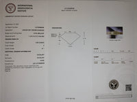 3.05 Carats Lab Grown Diamond 14K Gold Ring