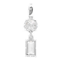 3.47 Carats Lab Grown Diamond 14K Gold Pendant