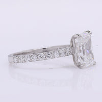 2.41 Carats Lab Grown Diamond 950 Platinum Ring
