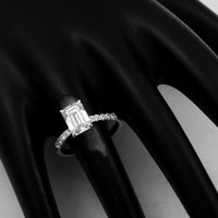 2.18 Carats Lab Grown Diamond 14K Gold Ring