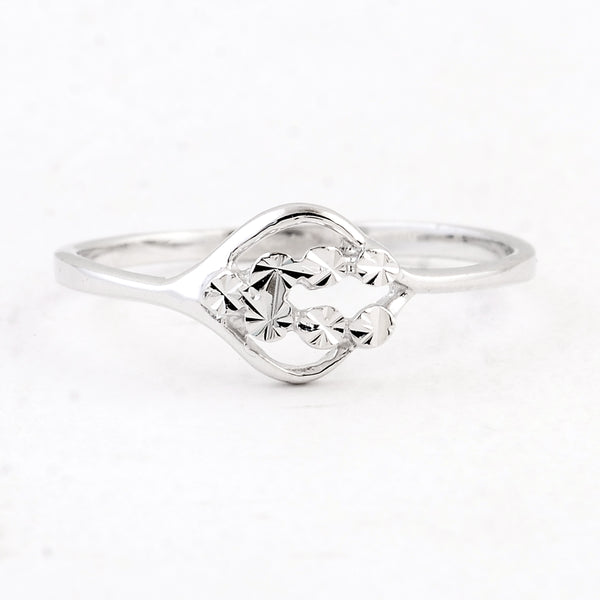 0.00 Ct Plain 925 Sterling Silver Ring