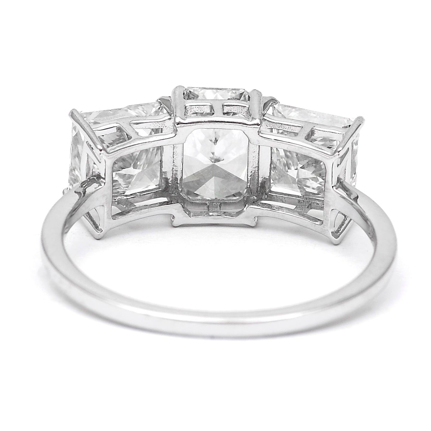 3.15 Carats Lab Grown Diamond 14K Gold Ring