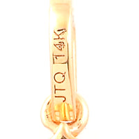 4.68 Ct Cushion Cabochon Cut Natural Tourmaline 14K Gold Pendant