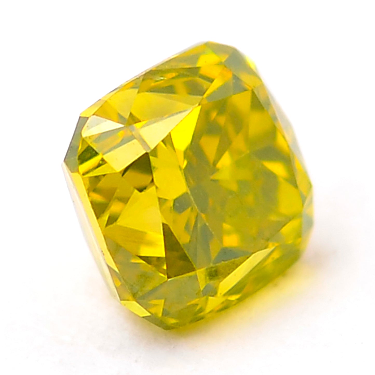 0.39 Yellow Diamond Cushion Loose Diamond